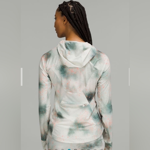 (14) Mist Over Windbreaker *Reflective ColourSpray Camo Silver Blue Multi Sirius - Picture 3 of 16